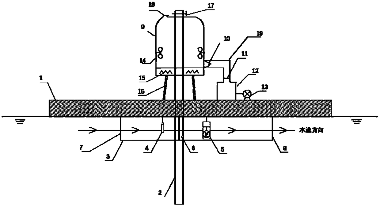 Device and method for rapidly separating and extracting micro-plastics in surface water