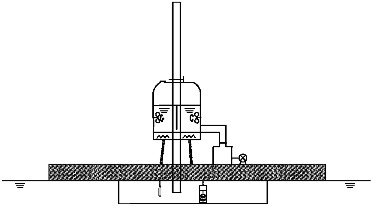 Device and method for rapidly separating and extracting micro-plastics in surface water