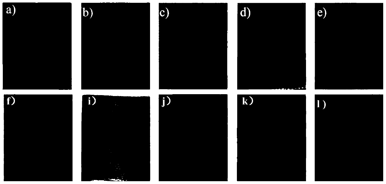 Composite film and detection method for latent fingerprint transfer, development or integrated all-dry state detection of inclusions