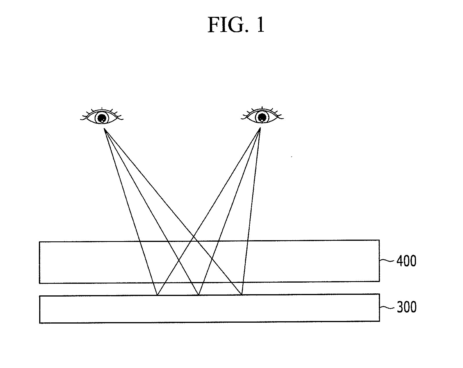 Image display device using diffractive device