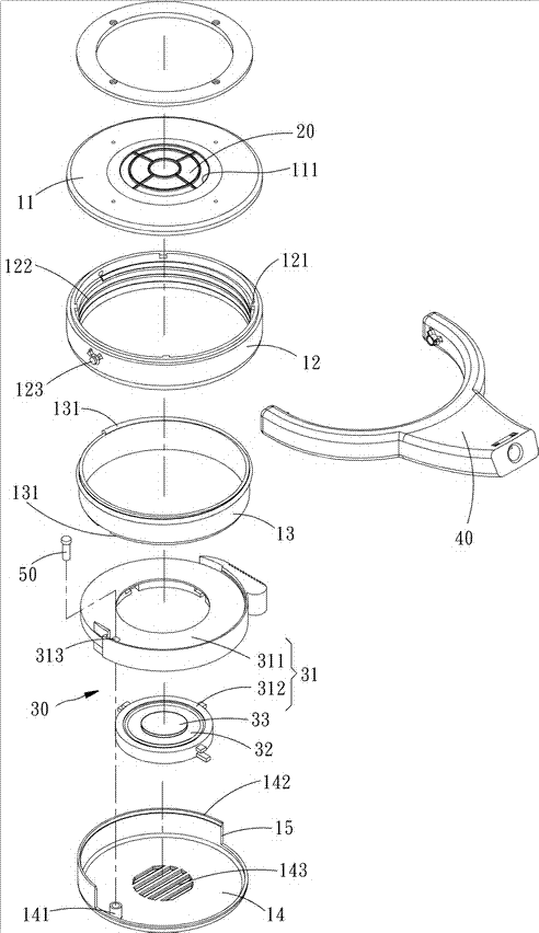 An electroacoustic device with a movable passive radiator