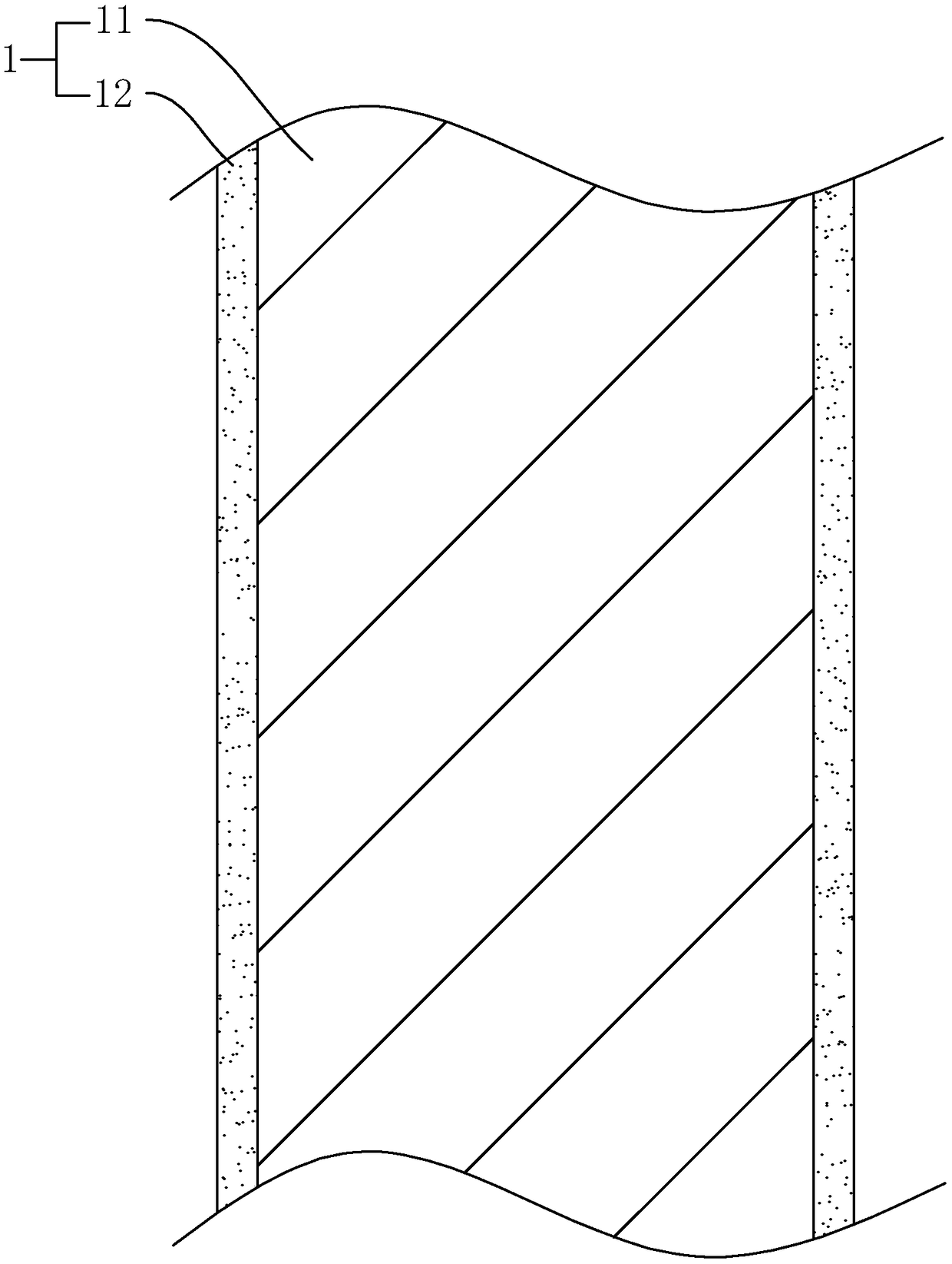 Self-cleaning glass shower door and production method thereof