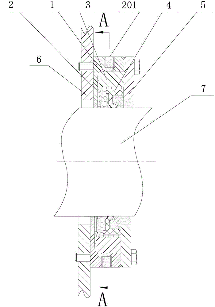 Using method of movable sealing device