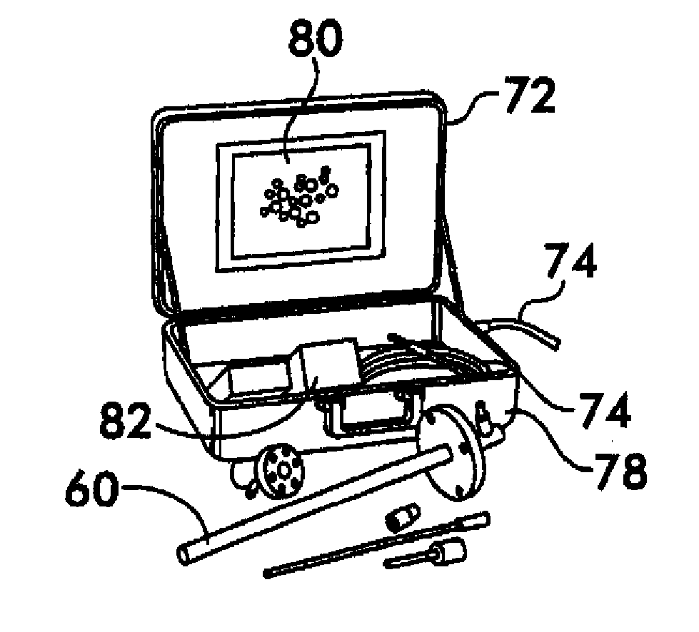Vision analysis system for a process vessel