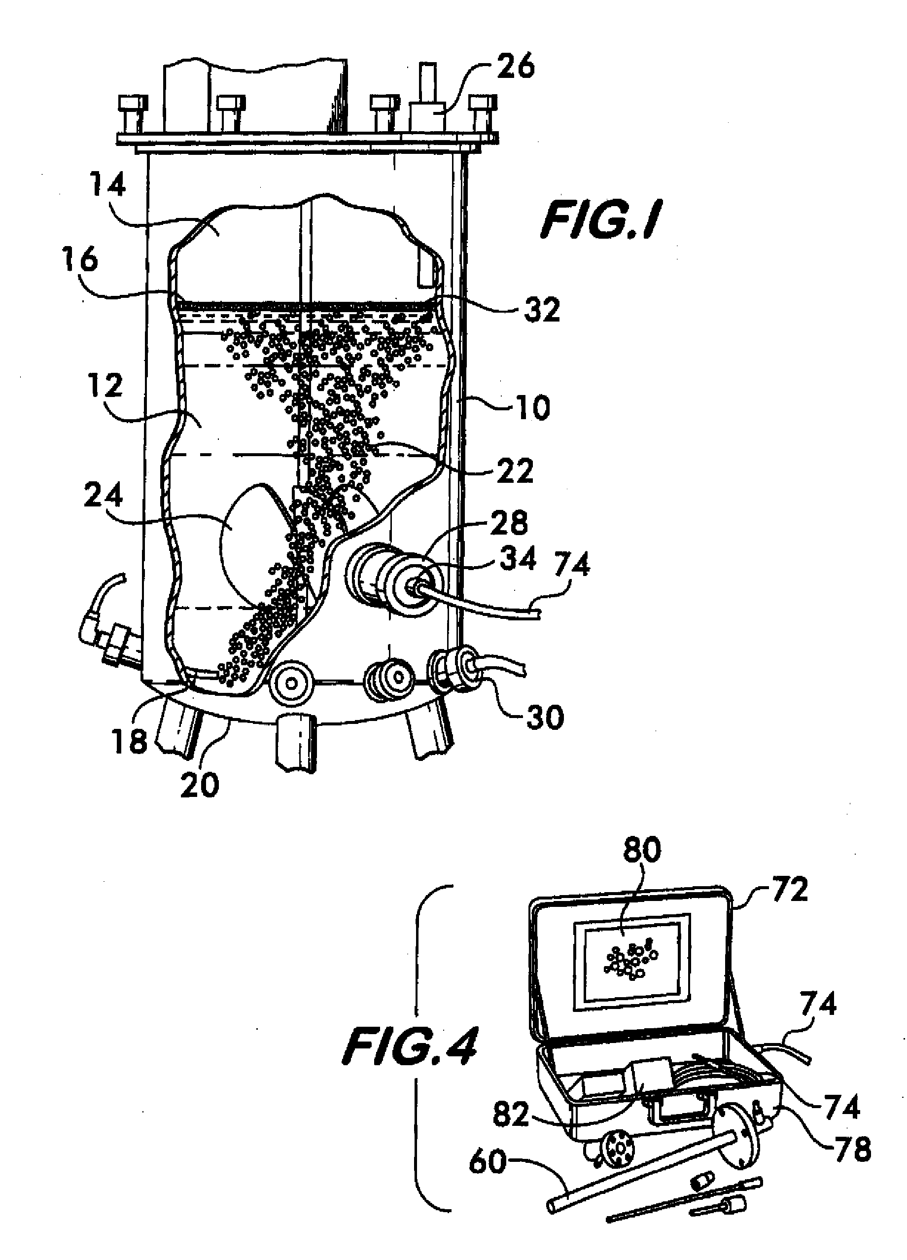 Vision analysis system for a process vessel