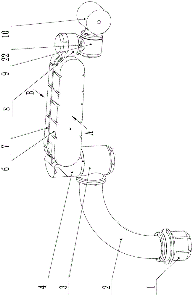 A passive mechanical arm for posture adjustment of a digestive endoscope delivery robot