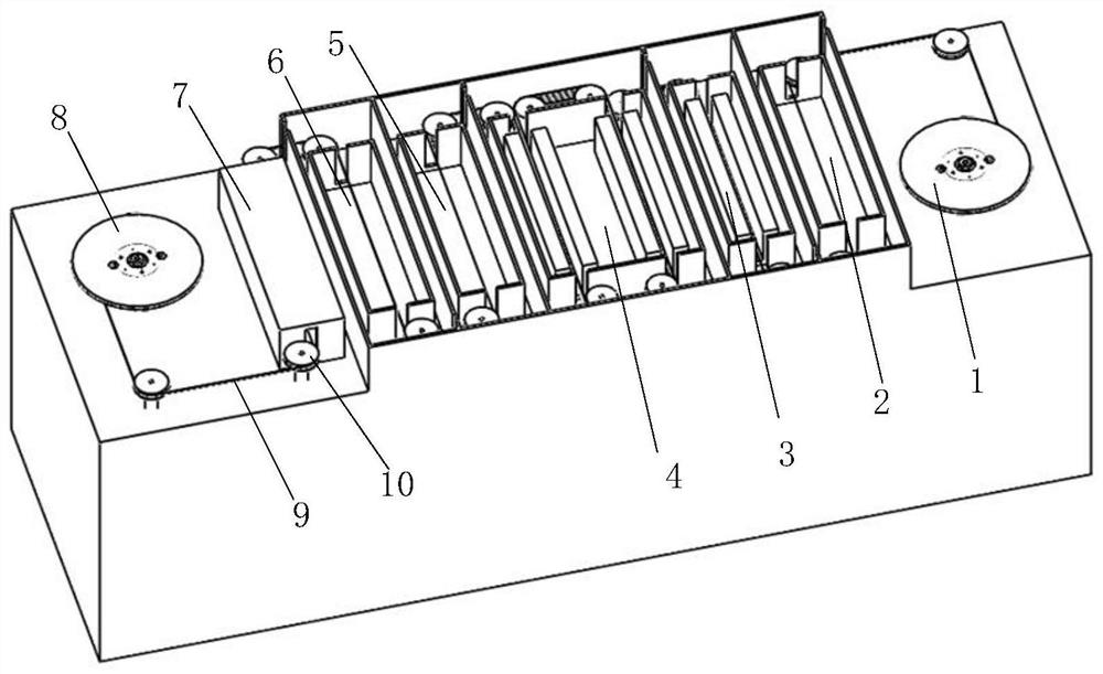 Roll-to-roll superconducting strip copper plating device and method
