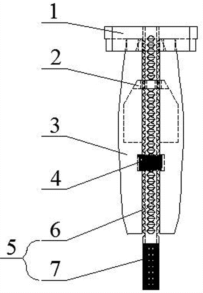 A kind of underwater excavation soft robot