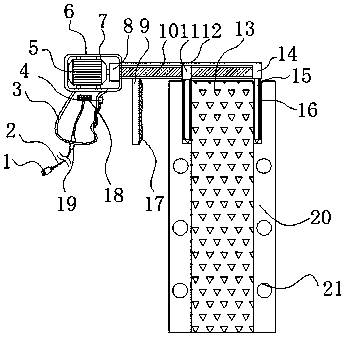 Template demoulding device for building site