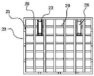 Template demoulding device for building site