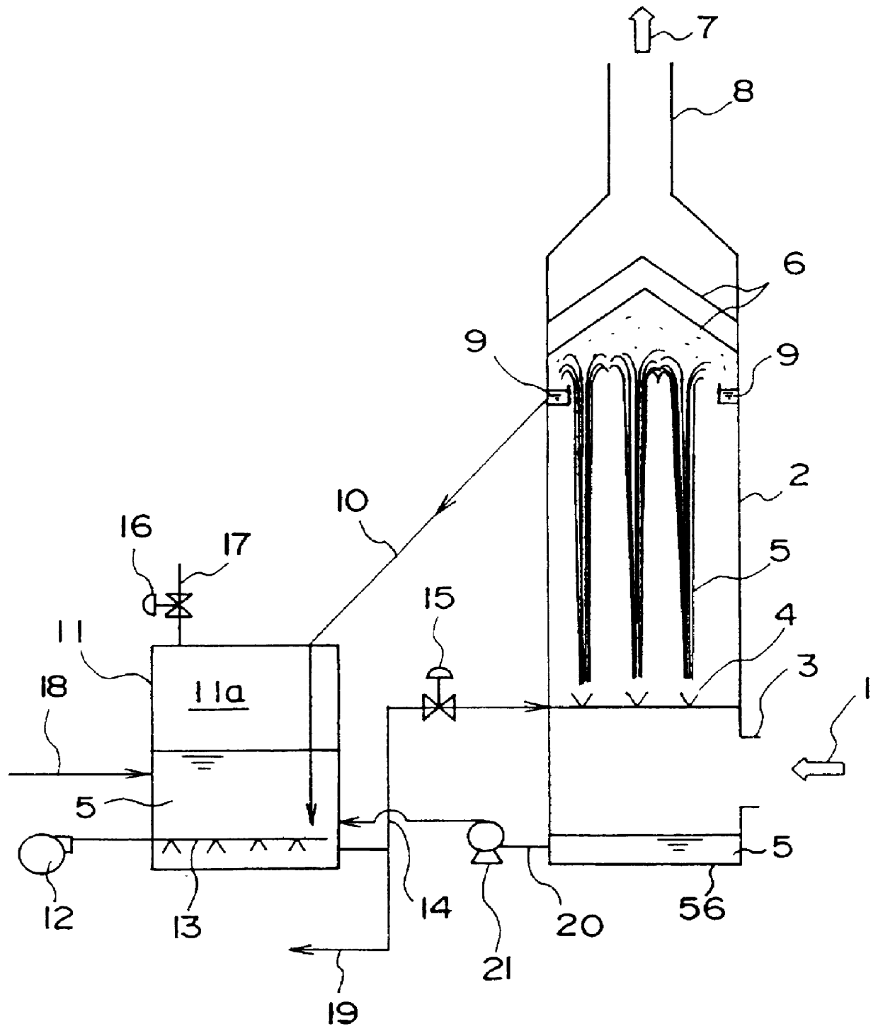Wet gas processing method and the apparatus using the same