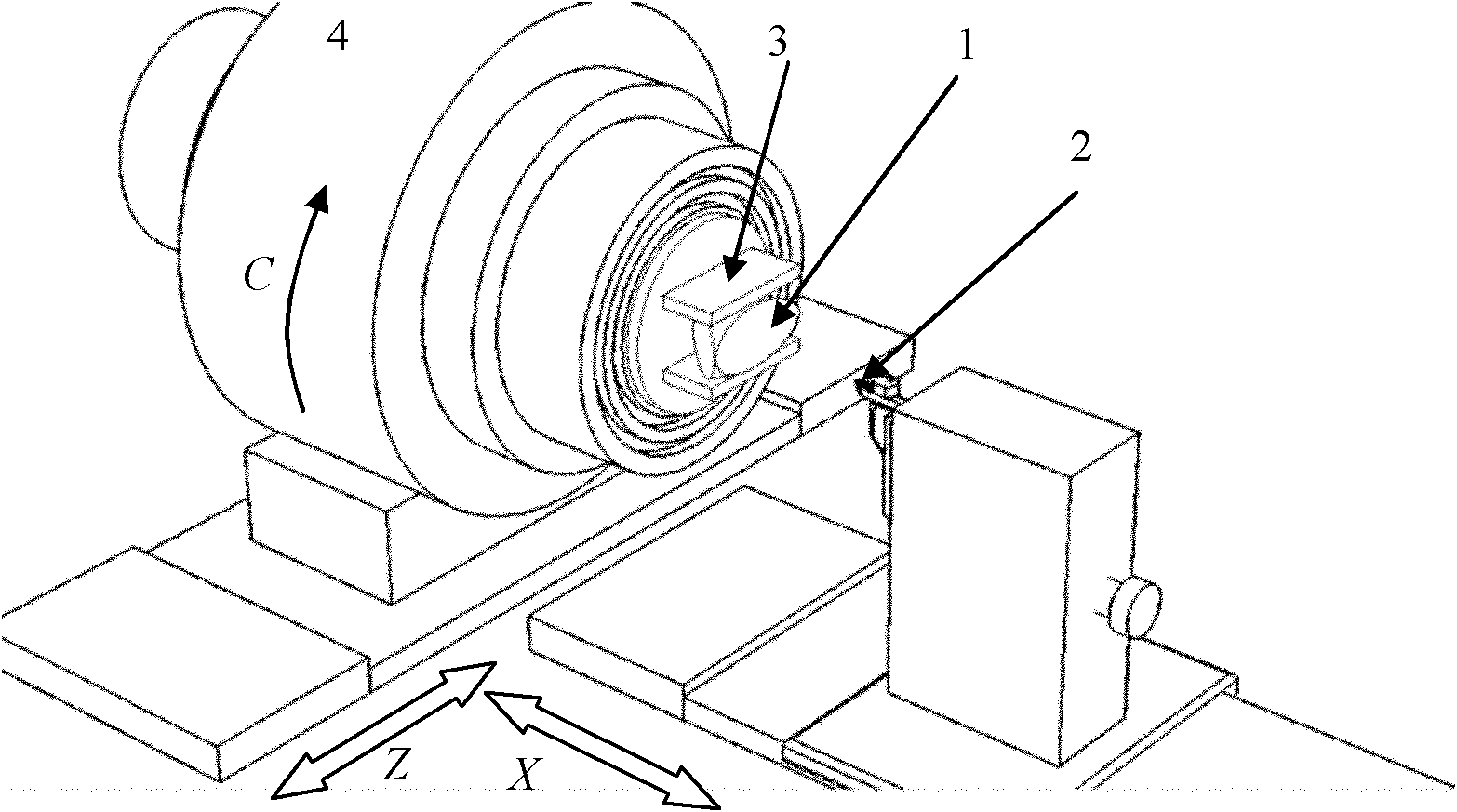 Ultraprecise turning method of optical lens with incline