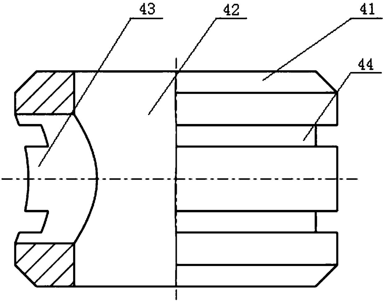 Flexible shaft control device with ball head