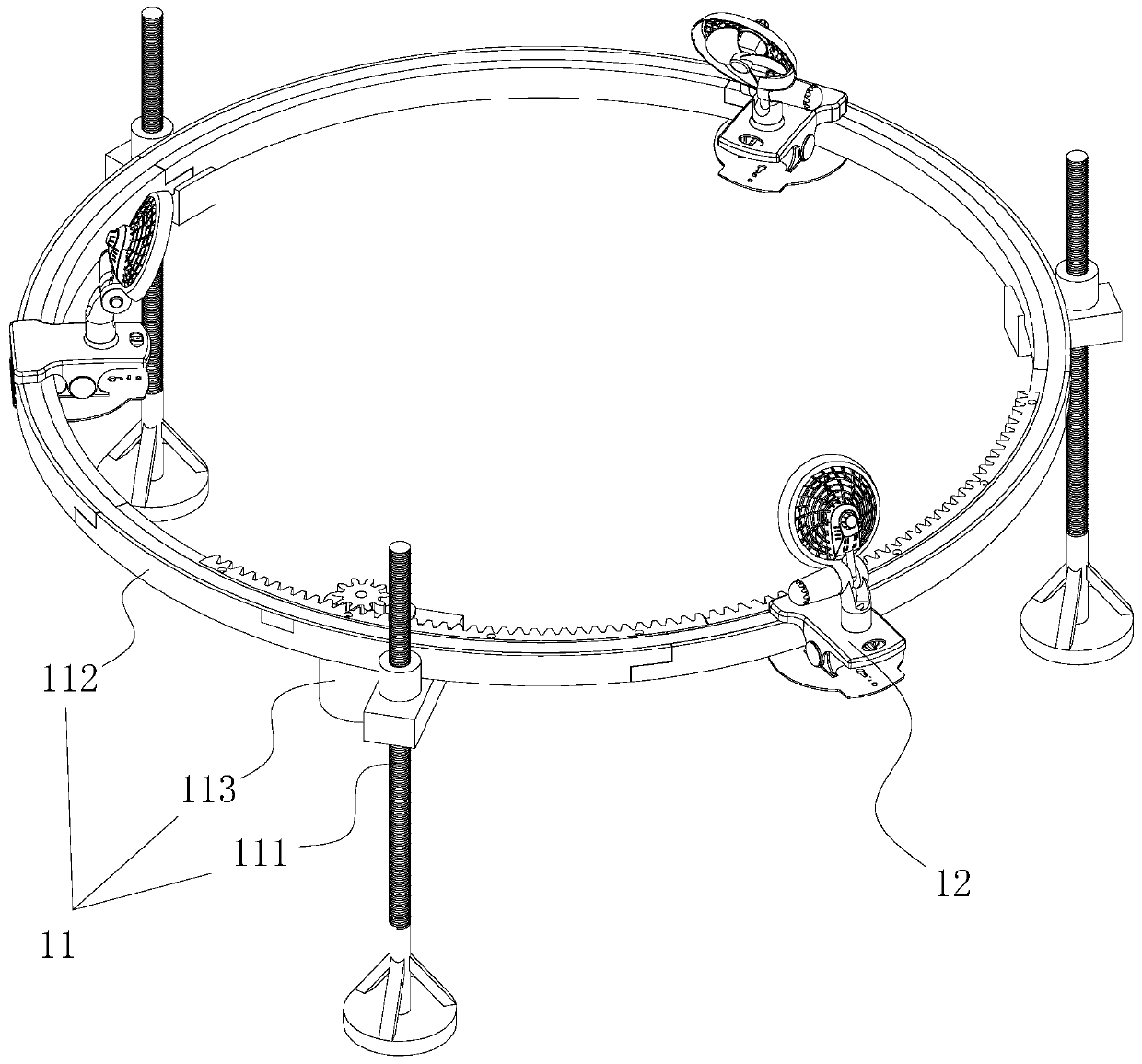 Dust removal device for circular knitting machine