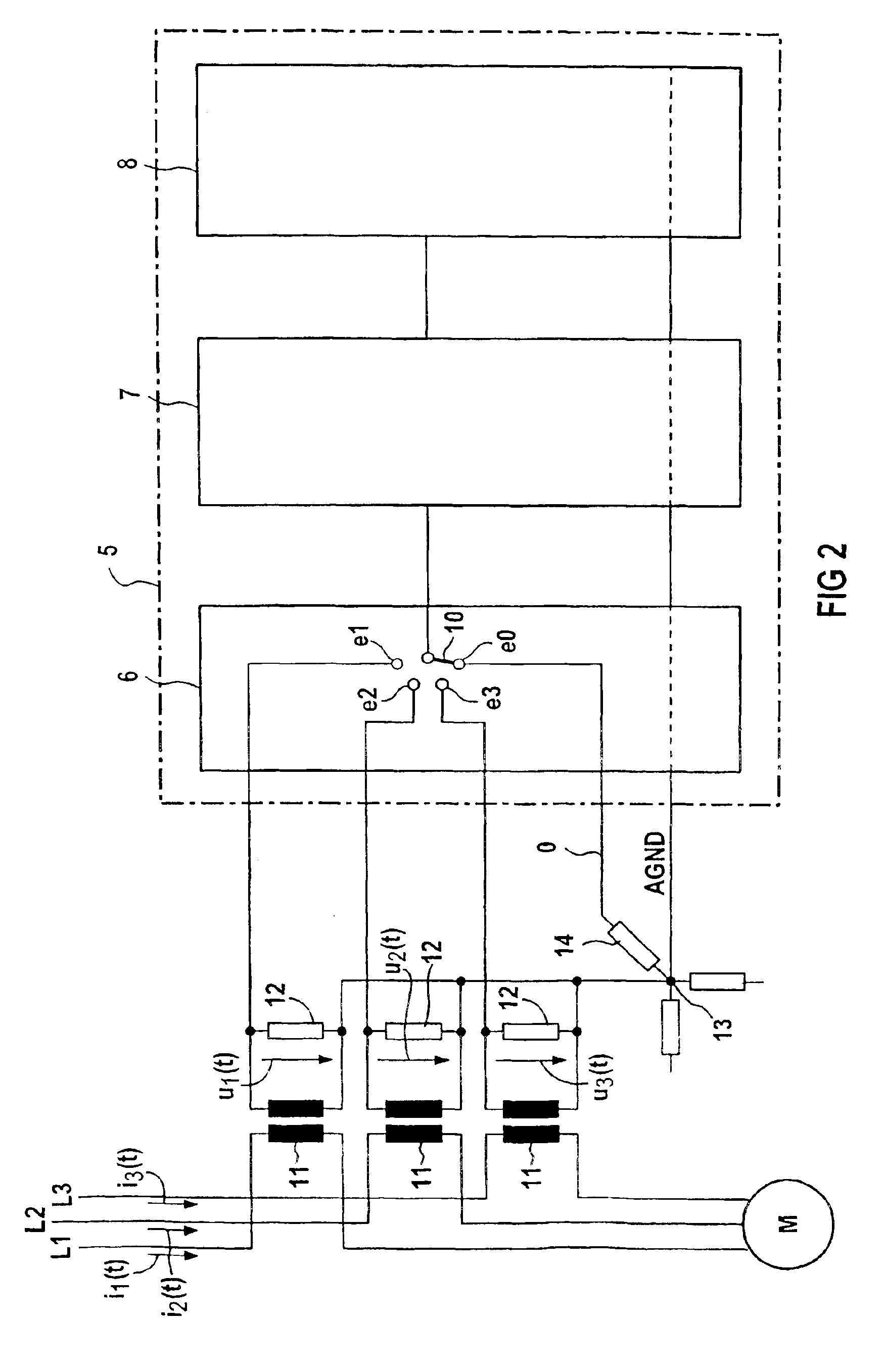 Measured value acquisition and processing unit for small measuring signals