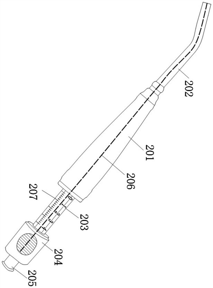 Disposable mucosal incision knife with injection needle and usage method