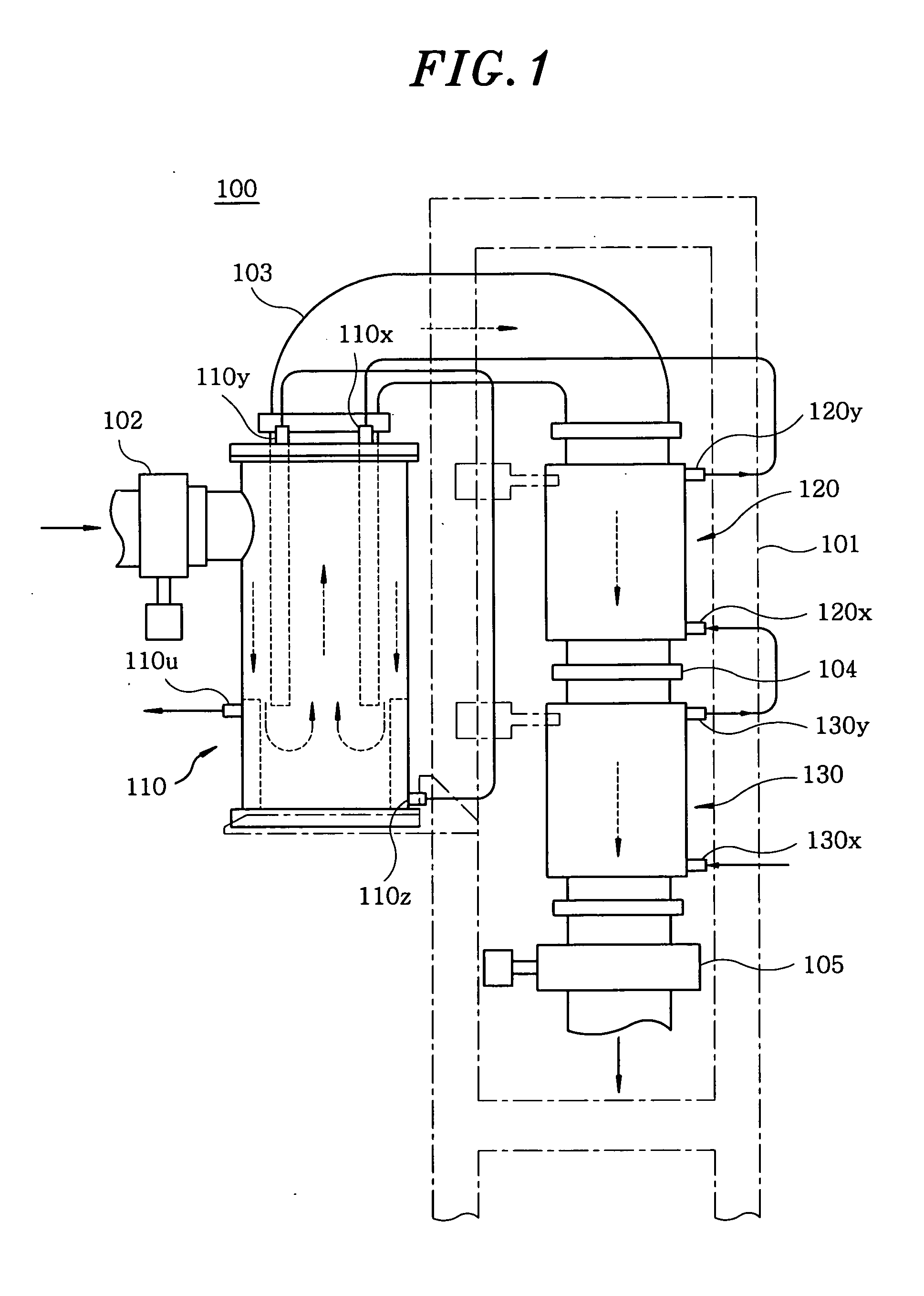 Exhaust gas collection device
