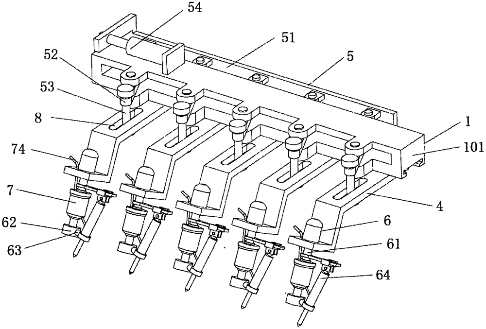 IC card chip filling equipment capable of achieving uniform gluing
