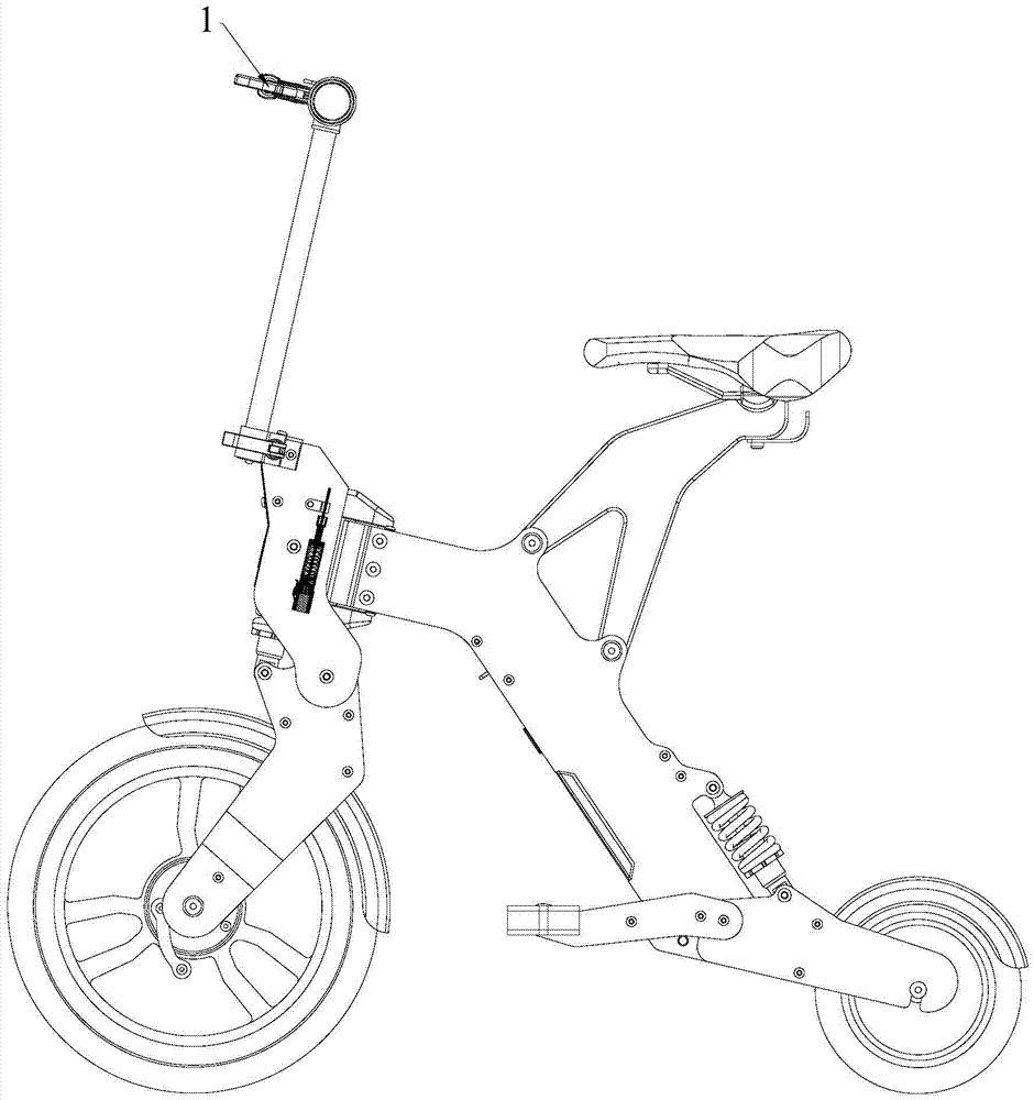 Braking mechanism for electric bicycle