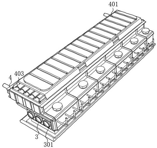 An assembled precast concrete floor slab and its production method