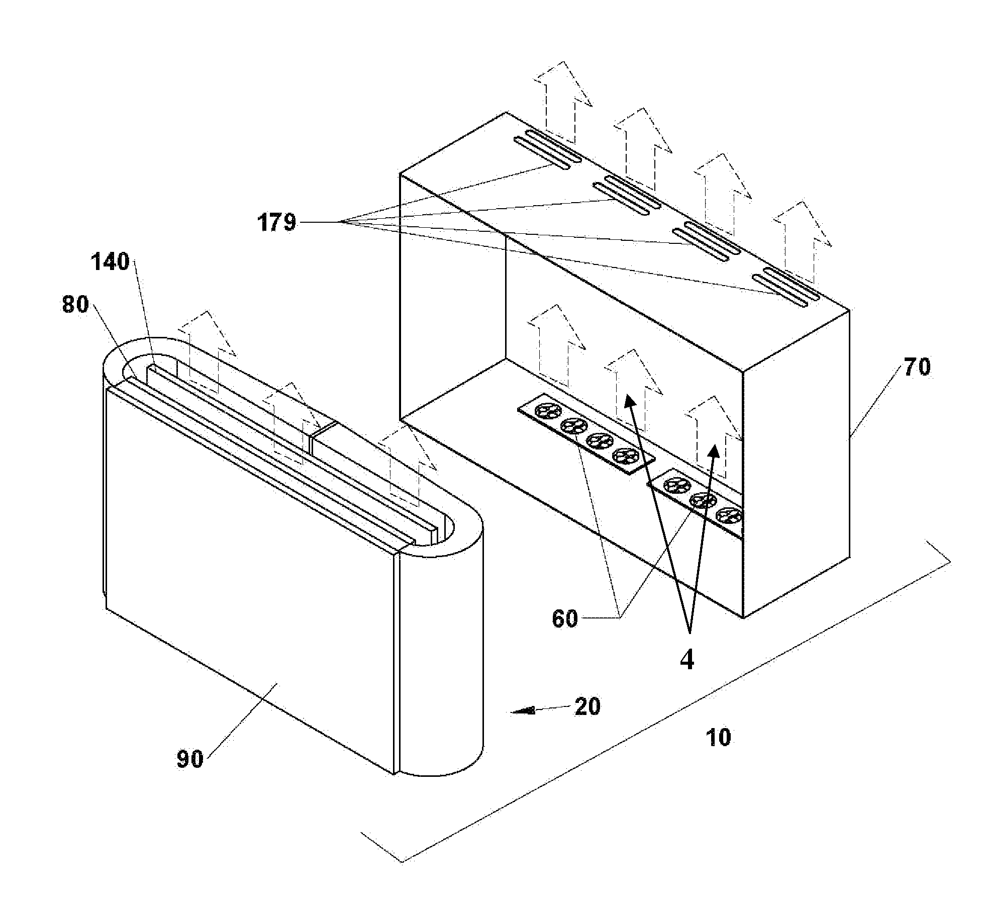 System for Cooling an Electronic Display