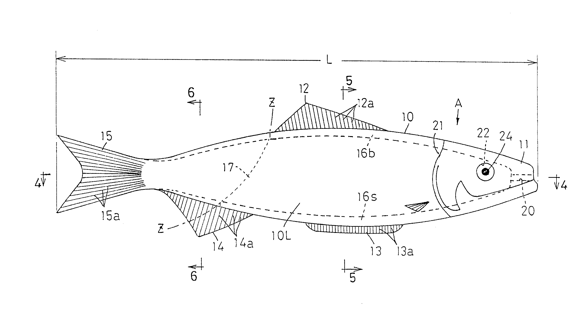 Fish shaped lure for trolling