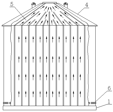 Constant temperature insulation steel silo