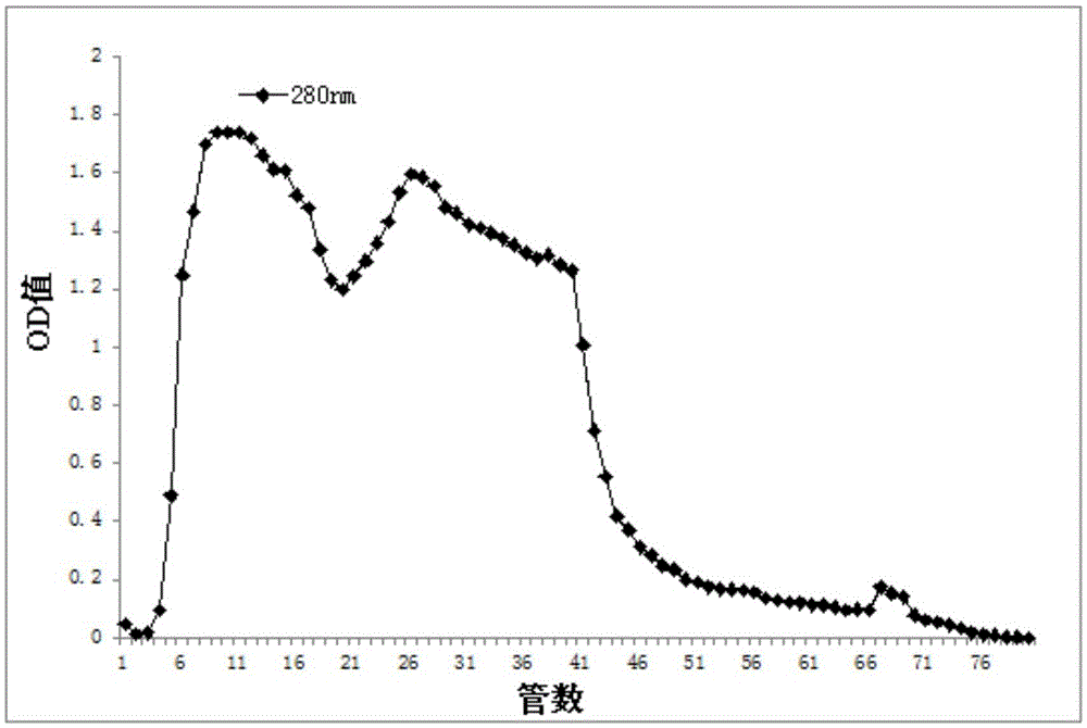 Preparation method of flat bamboo root antidiabetic polypeptide
