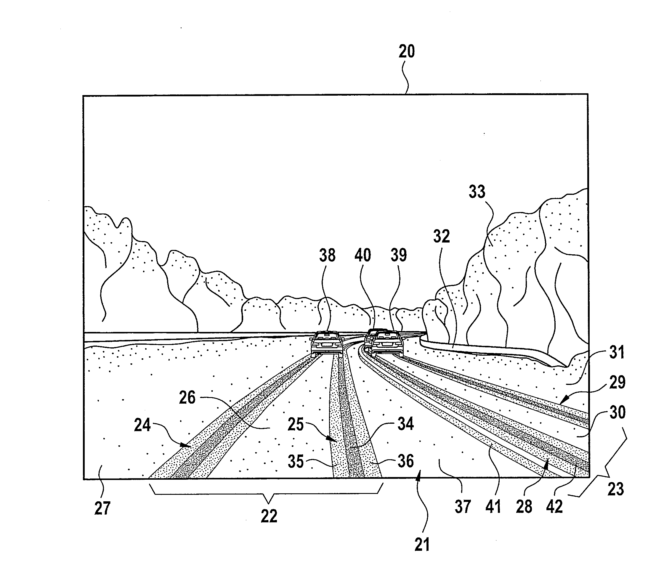 Driver-assistance method and driver-assistance system for snow-covered roads