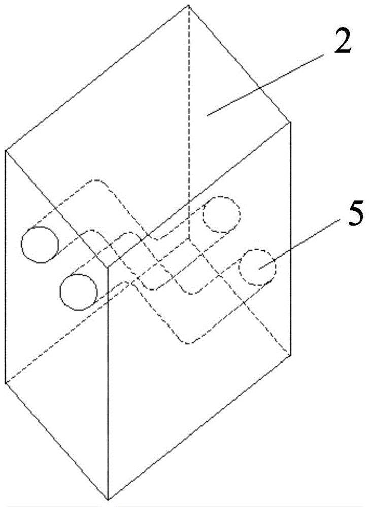 Preparation method of concrete heat accumulator and concrete heat accumulation block without metal heat exchange pipeline