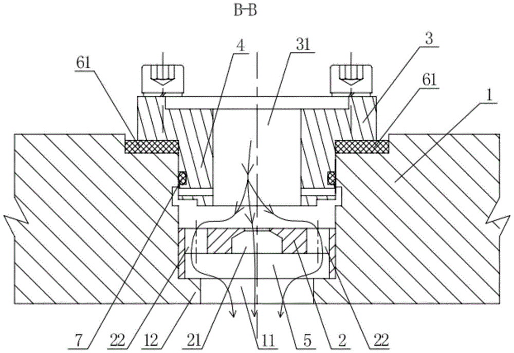 Adjustable one-way throttling device