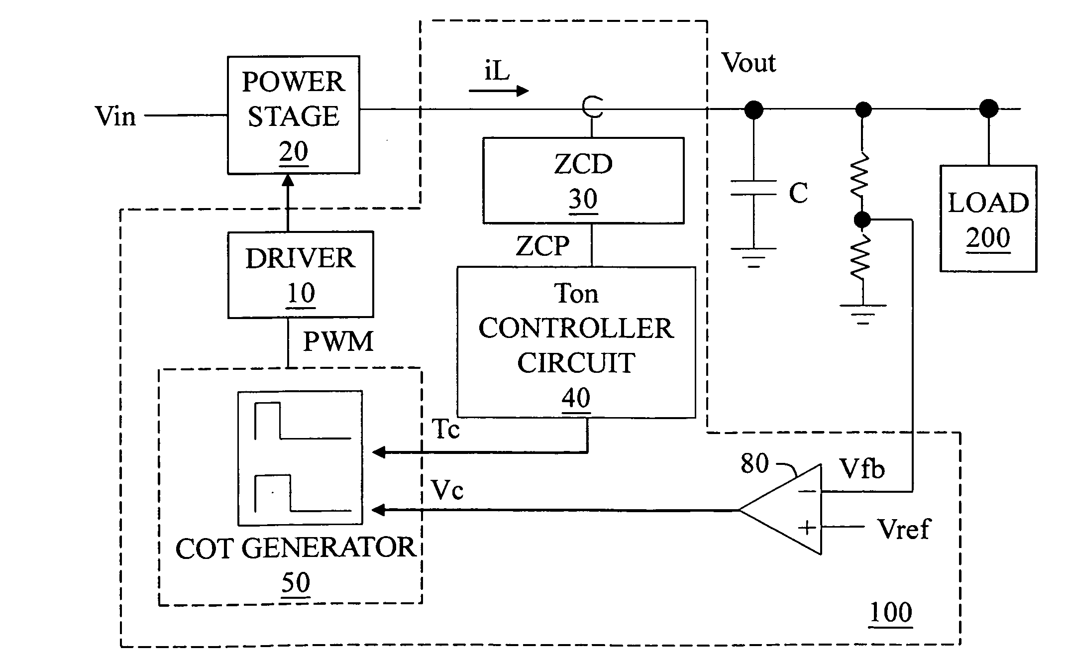 Control circuit and method for reducing output ripple in constant on-time switching regulator