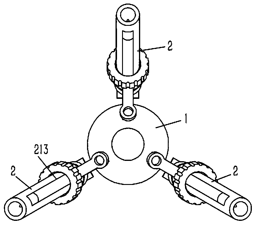 A tripod stand on an equatorial mount