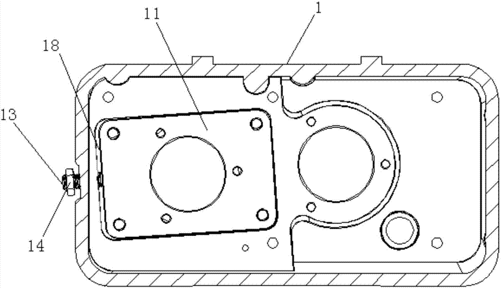 Resistance-type moisture meter with adjustable relative positions of wide and narrow grinding wheels