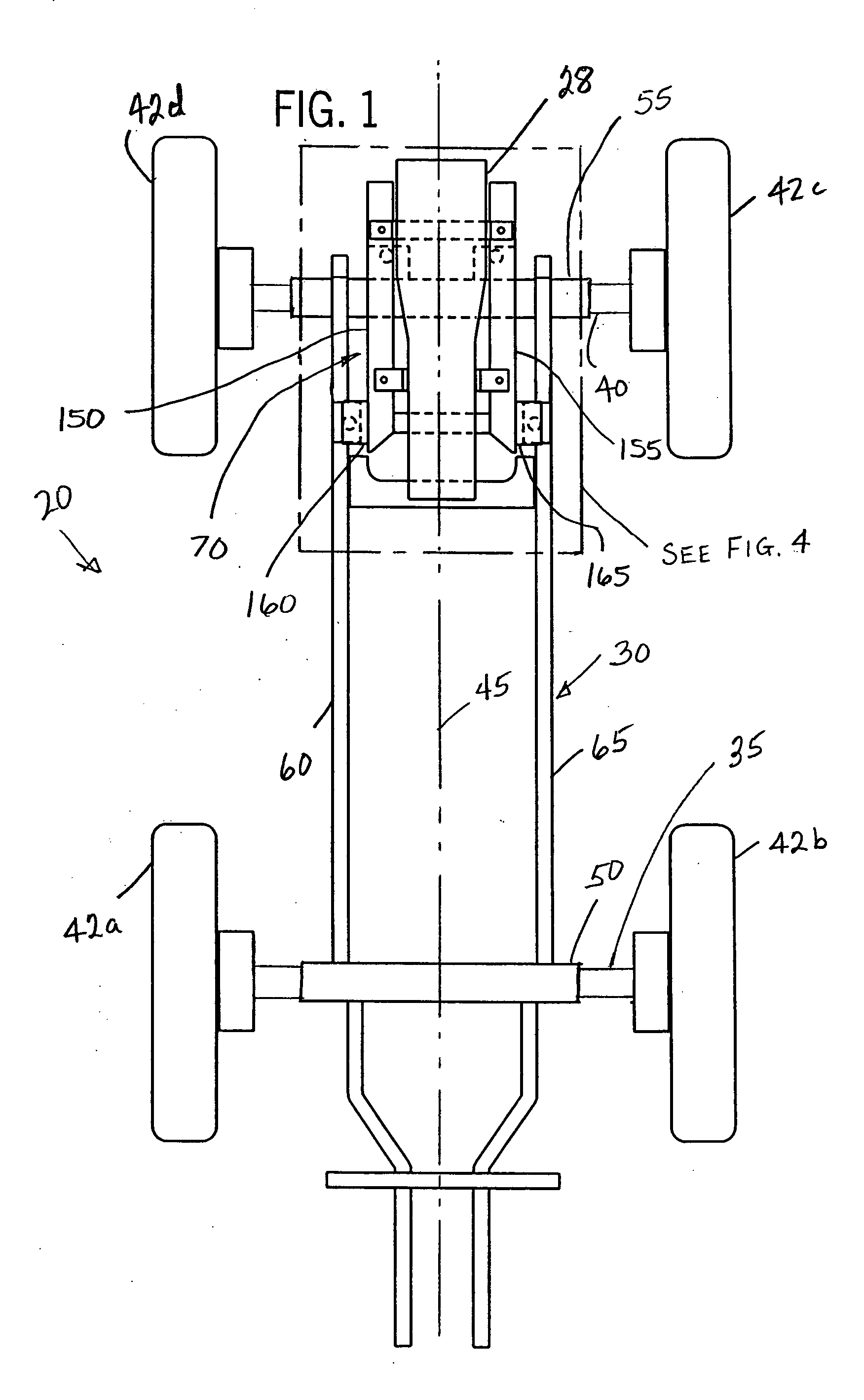 Engine subframe mounting arrangement