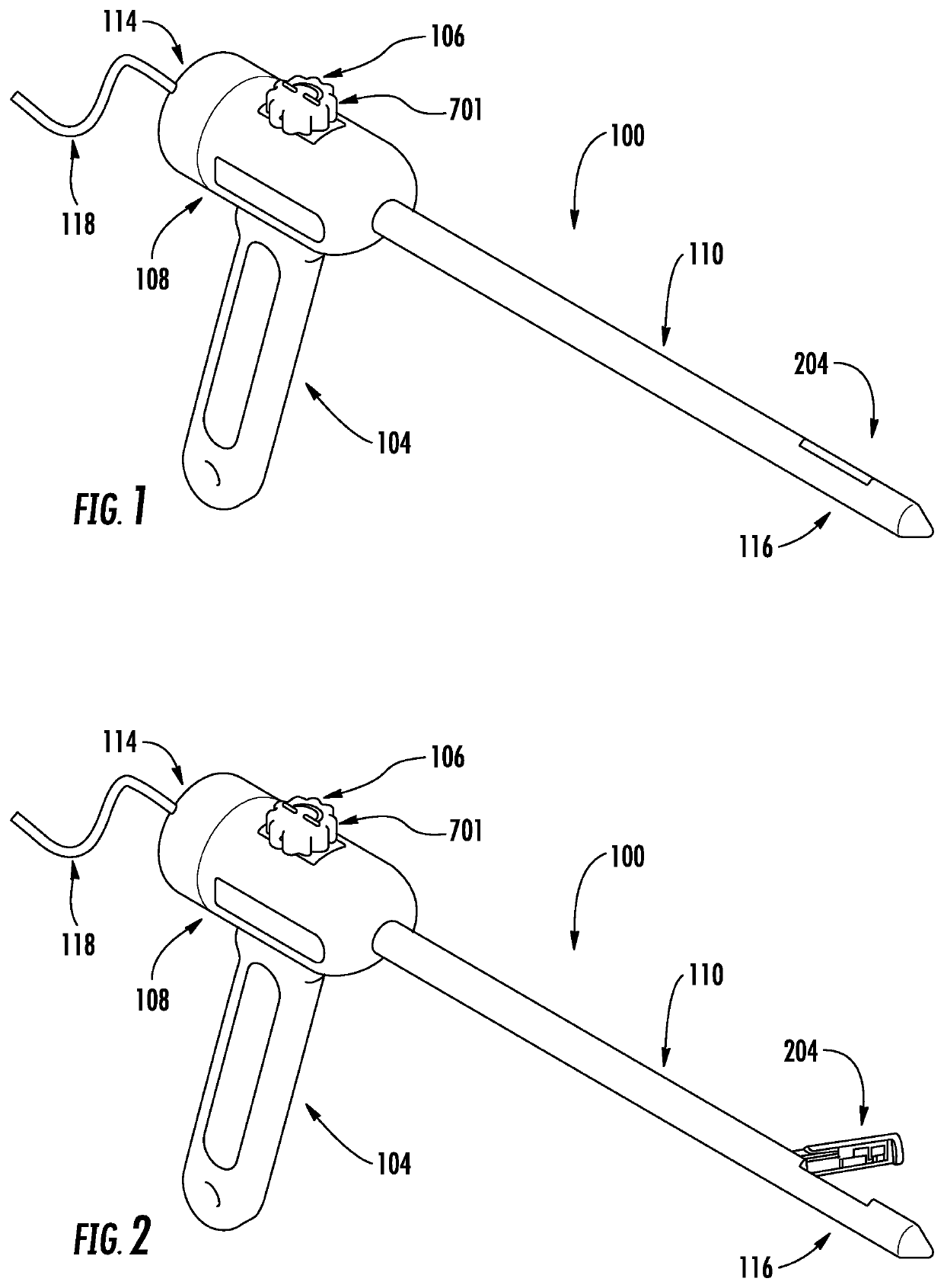 Cannula assembly with deployable camera