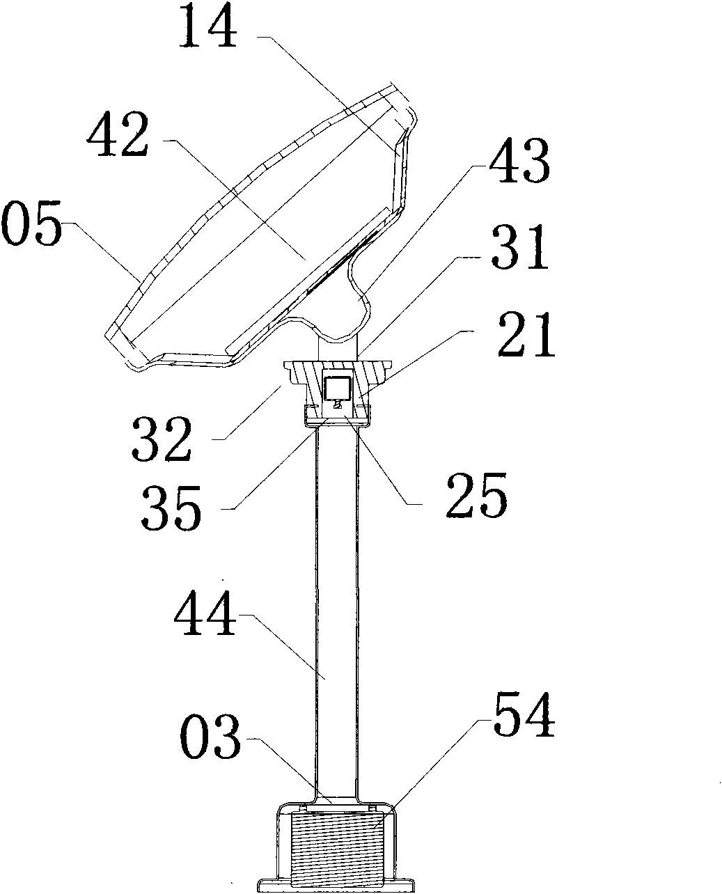 Solar energy strong-efficiency light condensing and sun facing device