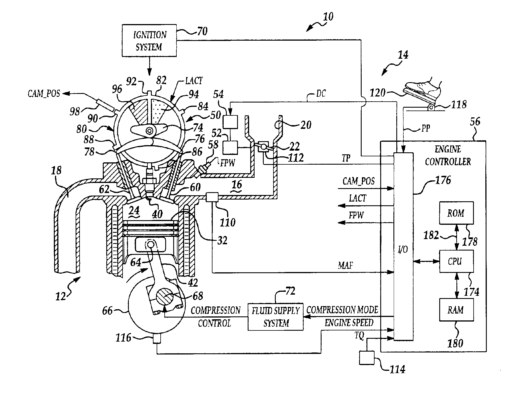 Engine control with operating mode detection