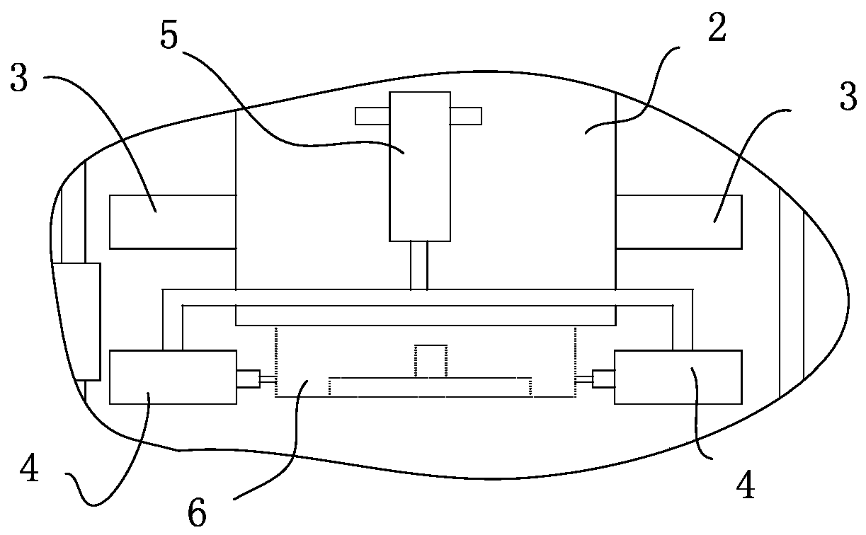 Guiding type building workpiece conveying device