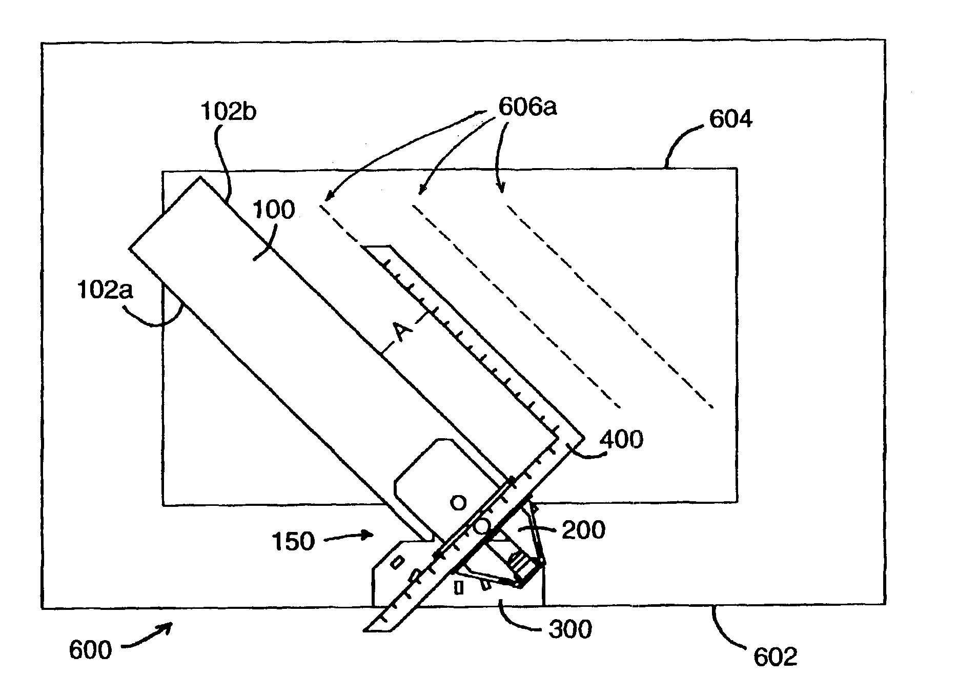 Apparatus and methods for measuring the movement of a straightedge to draw lines or cut strips of a flat material
