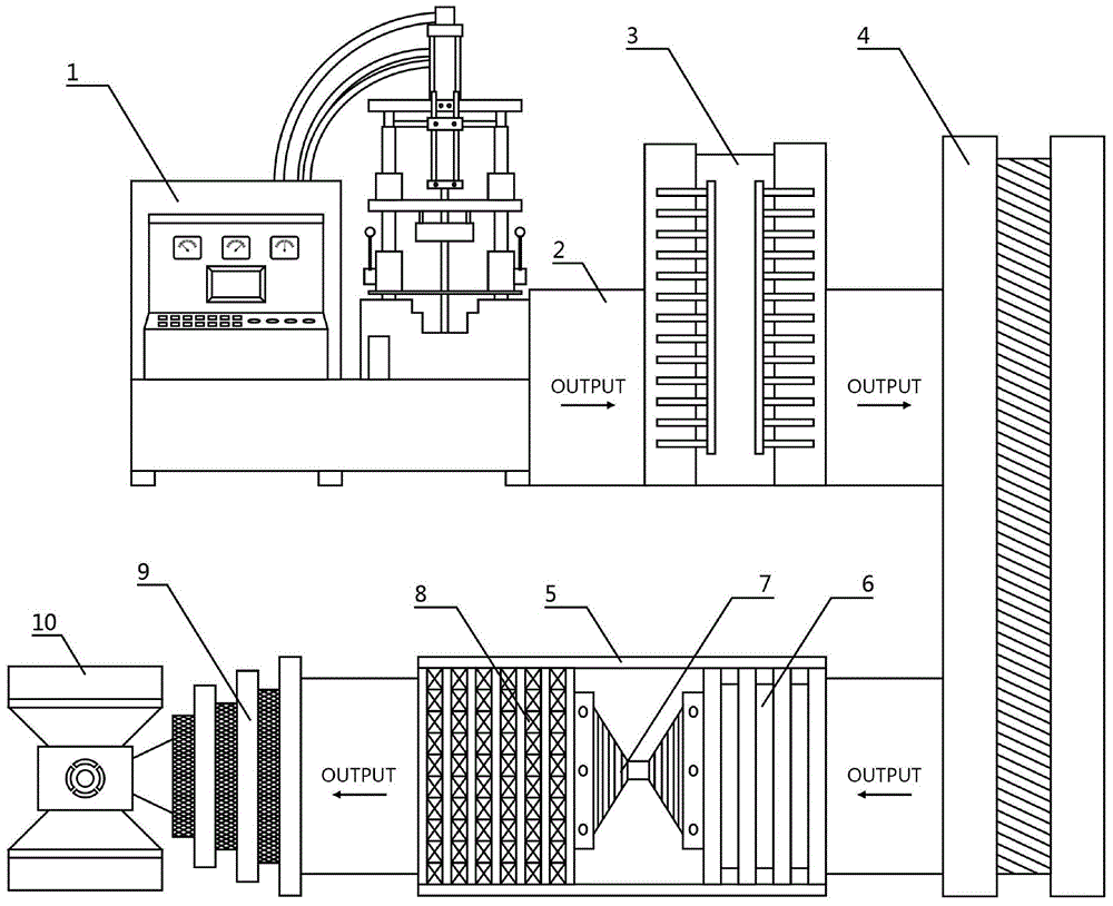 Halogen-free cable production system with flame retardant