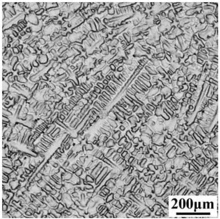 Metallographic corrosive for super austenitic stainless steel and corrosion method