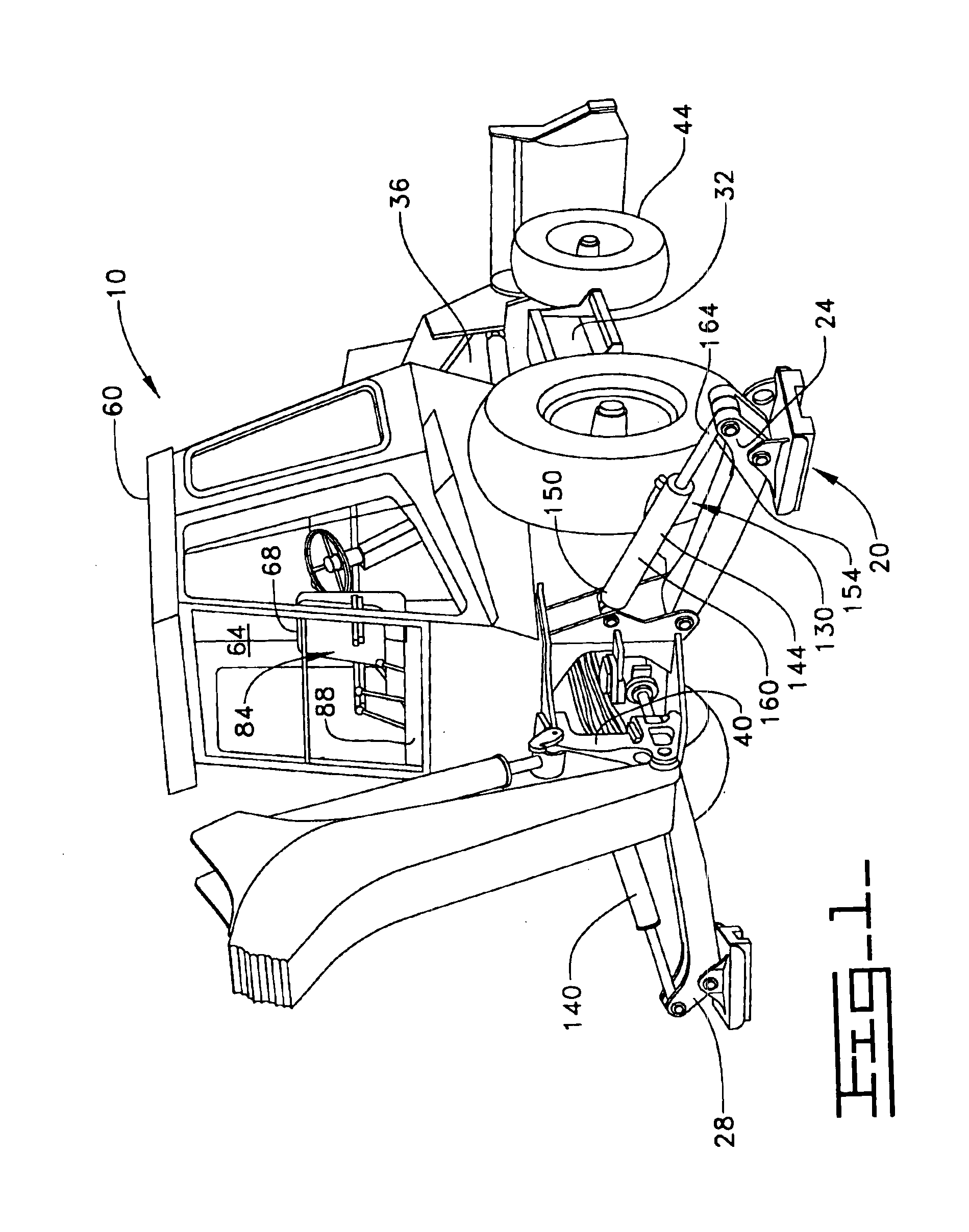 Pilot hydraulic control for a pair of stabilizer legs on a backhoe loader machine