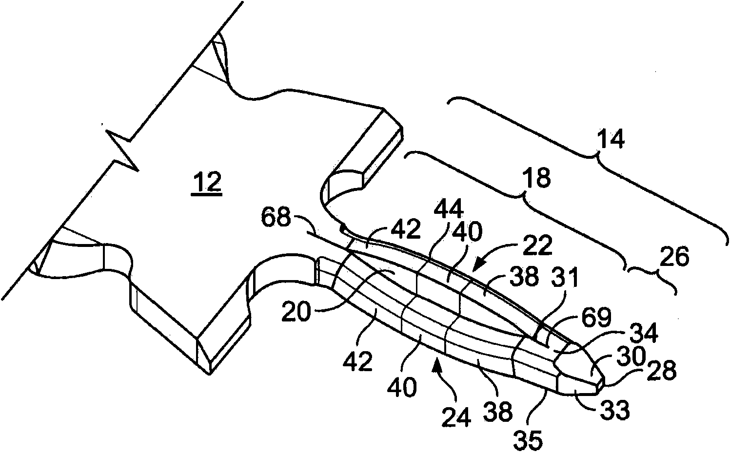 Electrical connector having improved electrical characteristics