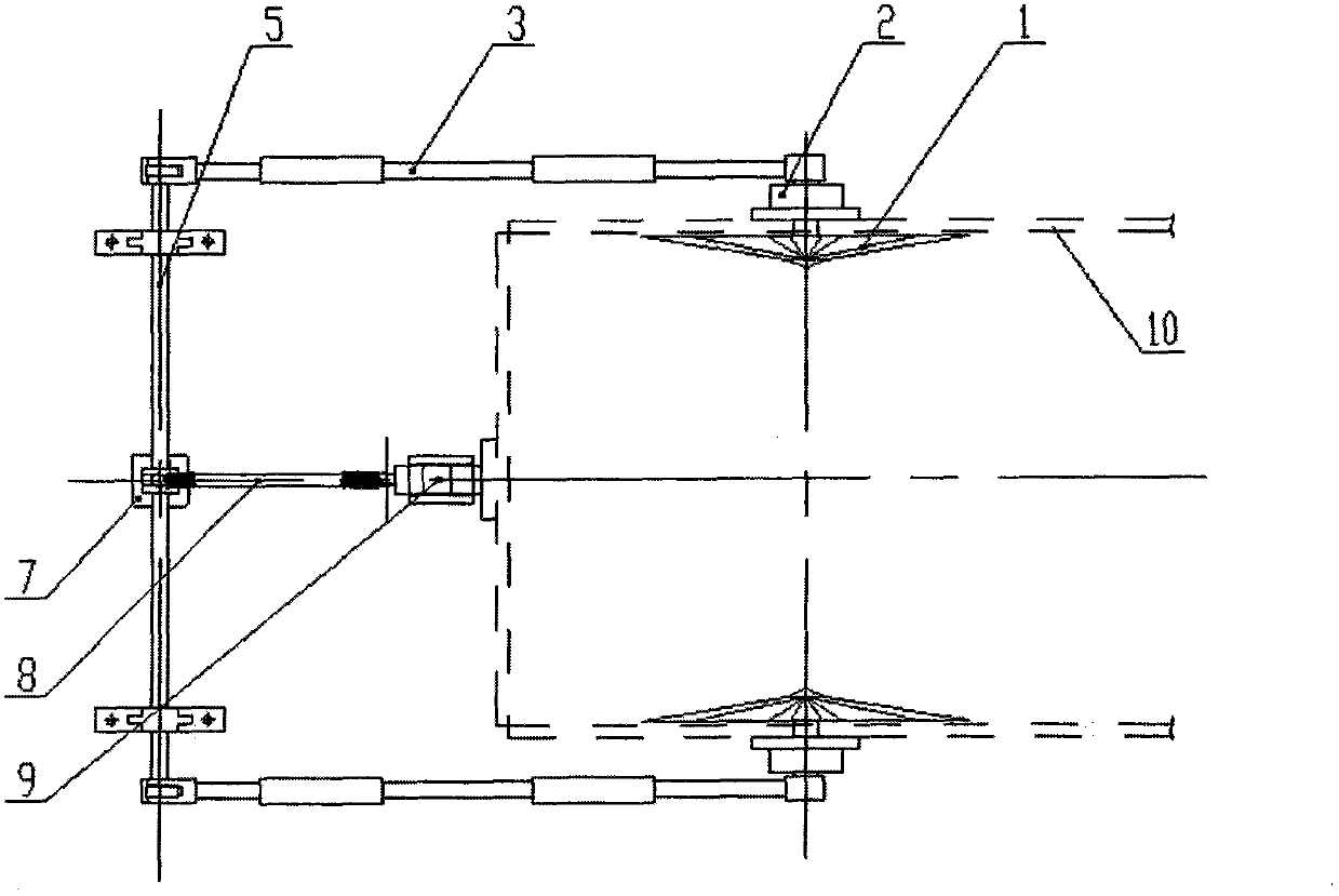 Conveyor synchronous cleaning device