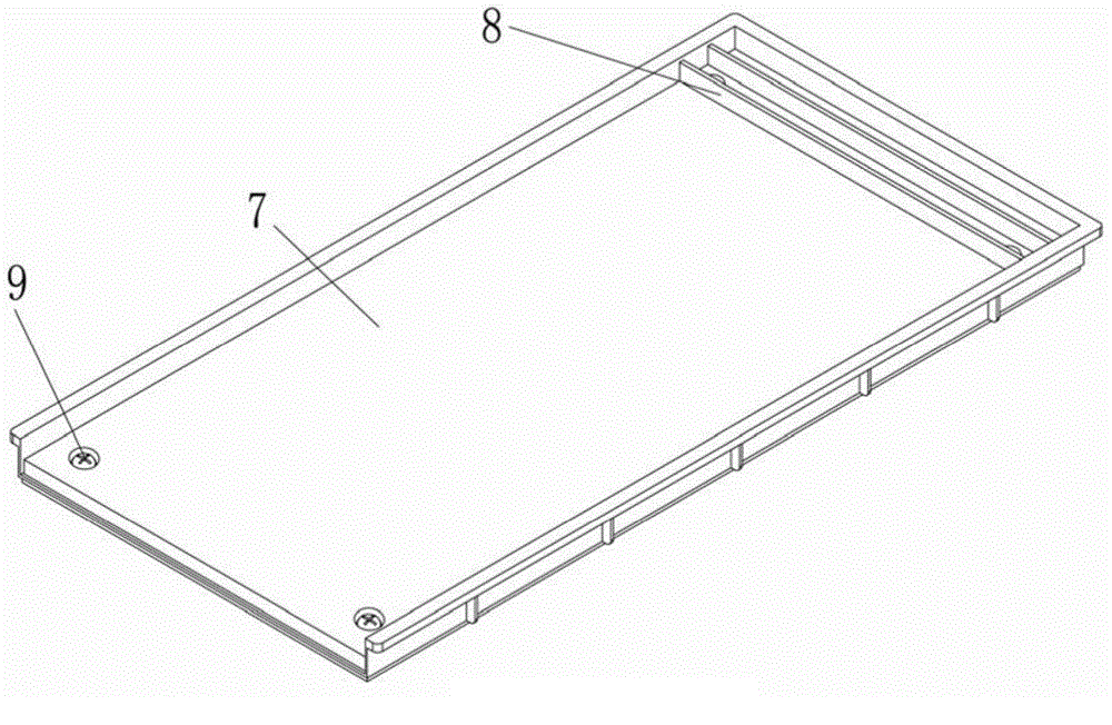 Tray for pot body type soft seedling plate