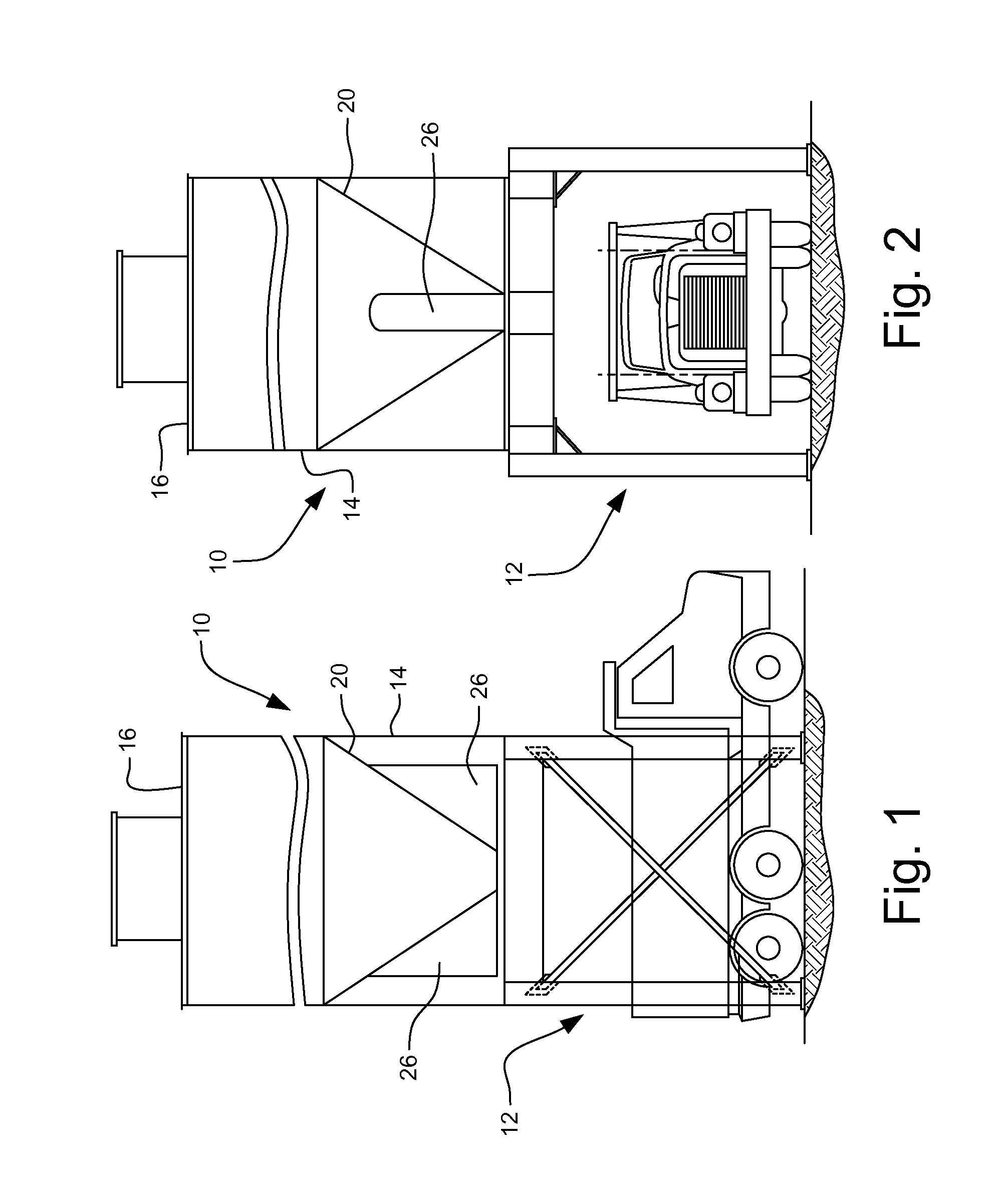 Discharging particulate materials from storage silos