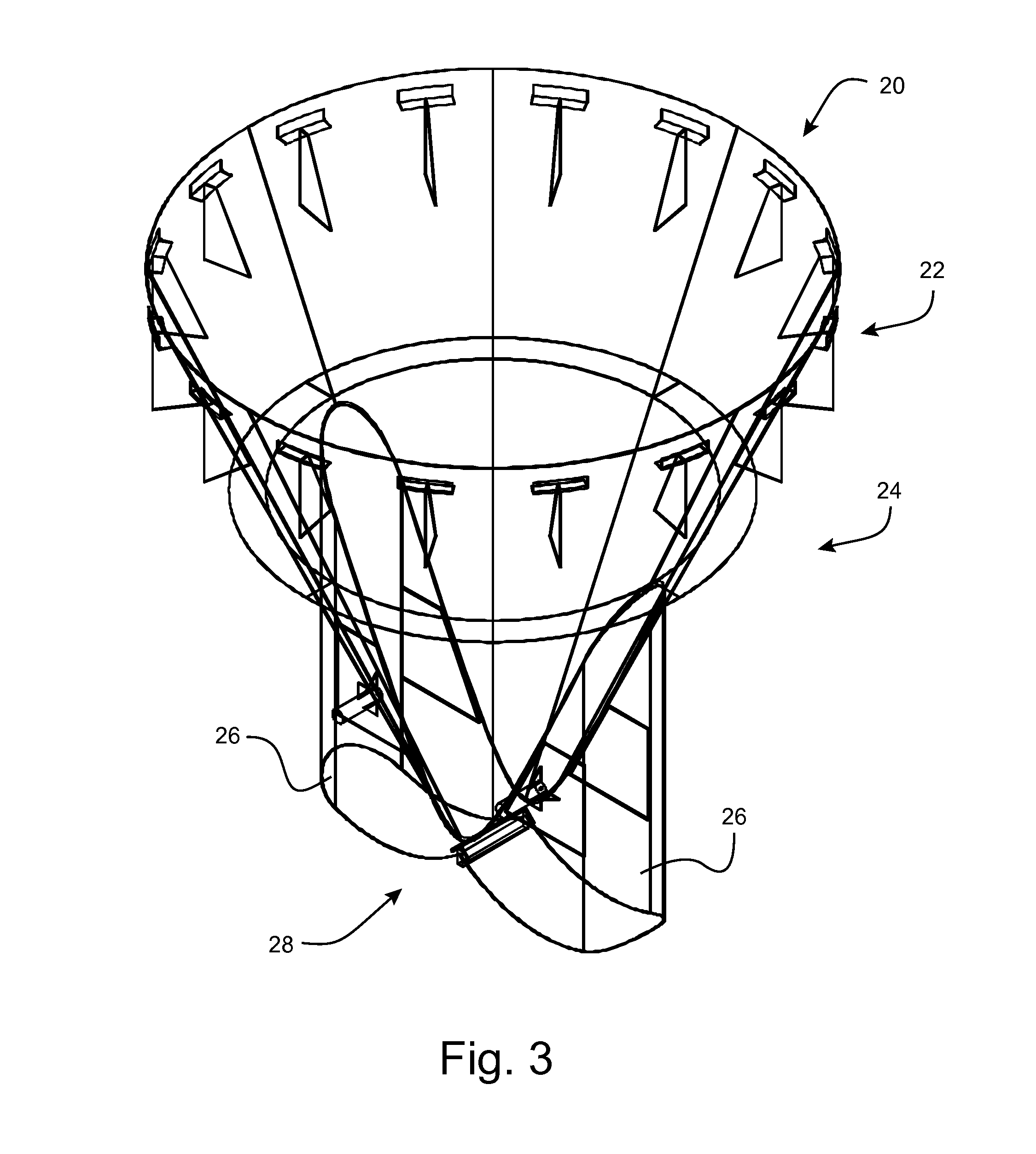 Discharging particulate materials from storage silos