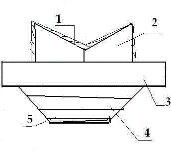 Flat sensing concave screwed plug connecting part