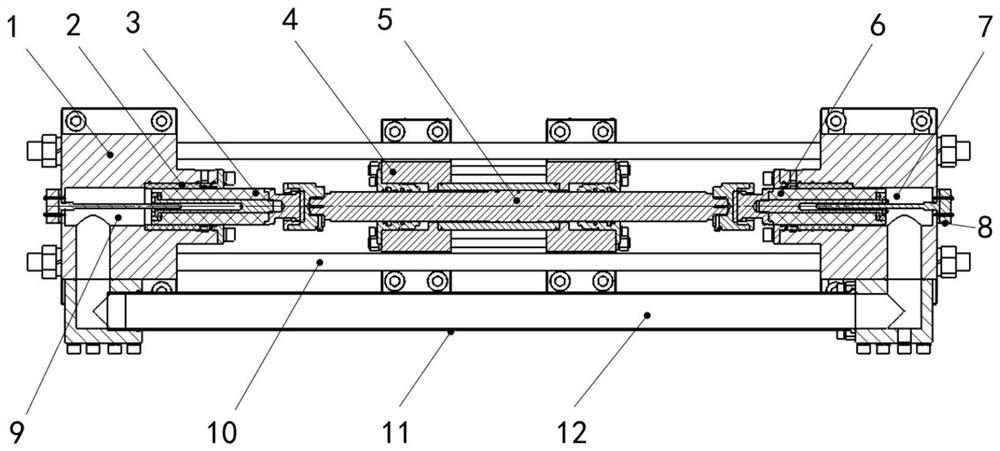 High-pressure large-scale gap dynamic sealing performance testing device and system